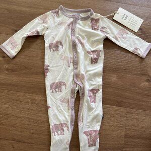 Kyte baby Elephant Print NWT 3-6 Months